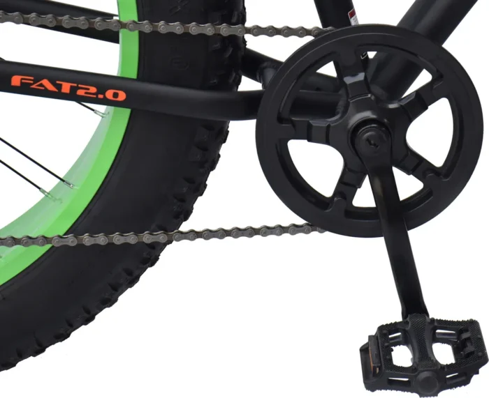 WYNN Fatbike 26 Zoll FAT2.0 schwarz-orange Rahmenhöhe 46 cm 7 Gänge mech. Scheibenbremse – Bild 6