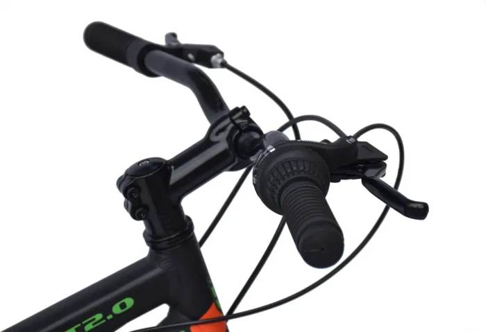 WYNN Fatbike 26 Zoll FAT2.0 schwarz-orange Rahmenhöhe 46 cm 7 Gänge mech. Scheibenbremse – Bild 4