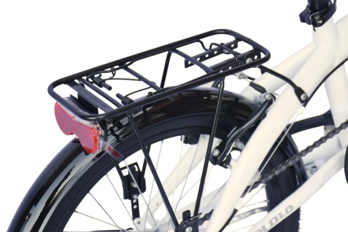 WYNN Faltrad 20 Zoll FOLD1.0 weiß Rahmenhöhe 27 cm Damen Herren Klapprad 6 Gänge V-Brake – Bild 5