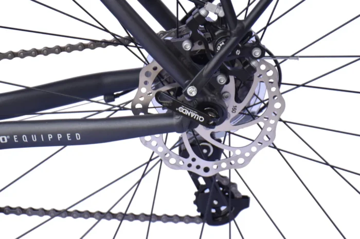 WYNN Gravelbike Gravel 28 Zoll GRL1.1 grau Rahmenhöhe 54 cm Damen Herren 14 Gänge Gepäckträger Schutzbleche – Bild 7
