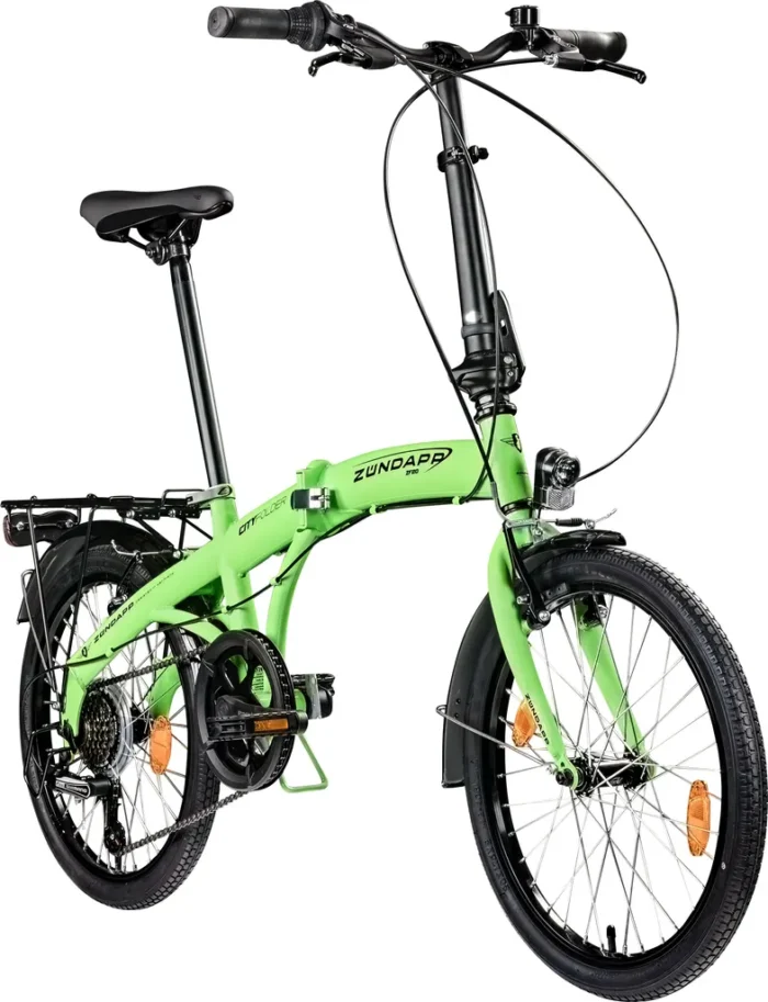 Zündapp ZF20 Speed Folder 20 Zoll Klapprad Faltrad Stadtrad Fahrrad faltbar Klappfahrrad StVZO – Bild 1