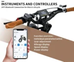 E Bike Herren Elektrofahrräder-Ebike mit einem Akku, E-Bike Ebike Herren Elektrofahrrad 7-Gang,E-Mountainbike FatBike,Farb-LCD, 13,5Ah – Bild 7