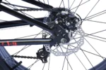 WYNN Fatbike 24 Zoll FAT1.0 schwarz-rot Rahmenhöhe 30 cm Kinder 7 Gänge mech. Scheibenbremse – Bild 3