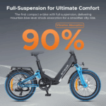 ENGWE E Bike mit APP, ebike 48V 13.5Ah Akku bis 135km, Drehmomentsensor & hydraulische Bremsen, 20  3.0 Reifen, 2 Stunden aufgeladen – Bild 2
