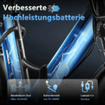 20.8Ah 20 Zoll ebike E-Bike City E-Bikes & E-Hollandräder Elektrofahrrad Tire für Schnee, Stadt, Strand 90KM Reichweite & 150KG Belastung E-Klapprad – Bild 8