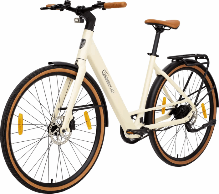 SachsenRAD Urban City E-Bike C3V Roma, mit Riemenantrieb Drehmomentsensor, Ultraleicht 16kg, 28 Zoll Citybike Lenker vollintegriertes, Elektrorad – Bild 2