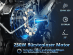 20.8Ah 20 Zoll ebike E-Bike City E-Bikes & E-Hollandräder Elektrofahrrad Tire für Schnee, Stadt, Strand 90KM Reichweite & 150KG Belastung E-Klapprad – Bild 11