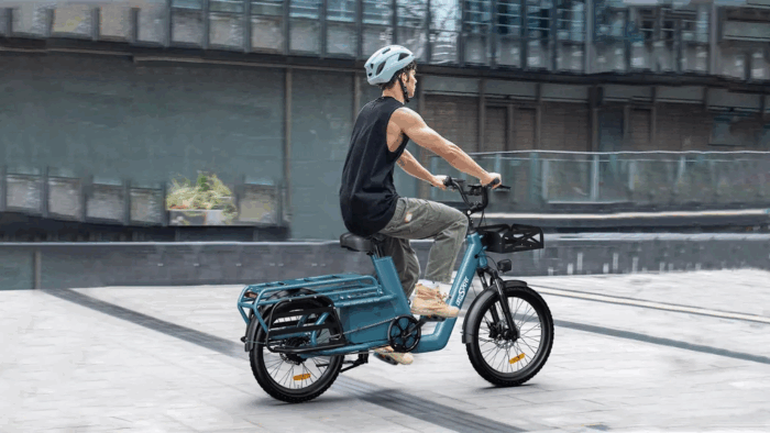 E-Bike Longtail Cargo-E-Bike Elektro-Lastenfahrrad fürfür eine große Familie 27Ah 25km/h Elektrofahrrad Herren Frauen – Bild 3
