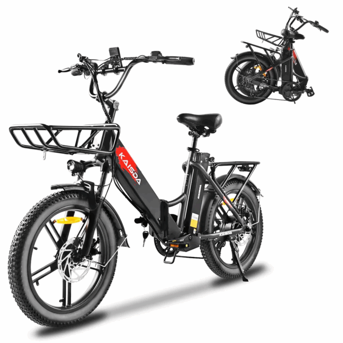 20.8Ah 20 Zoll ebike E-Bike City E-Bikes & E-Hollandräder Elektrofahrrad Tire für Schnee, Stadt, Strand 90KM Reichweite & 150KG Belastung E-Klapprad – Bild 1