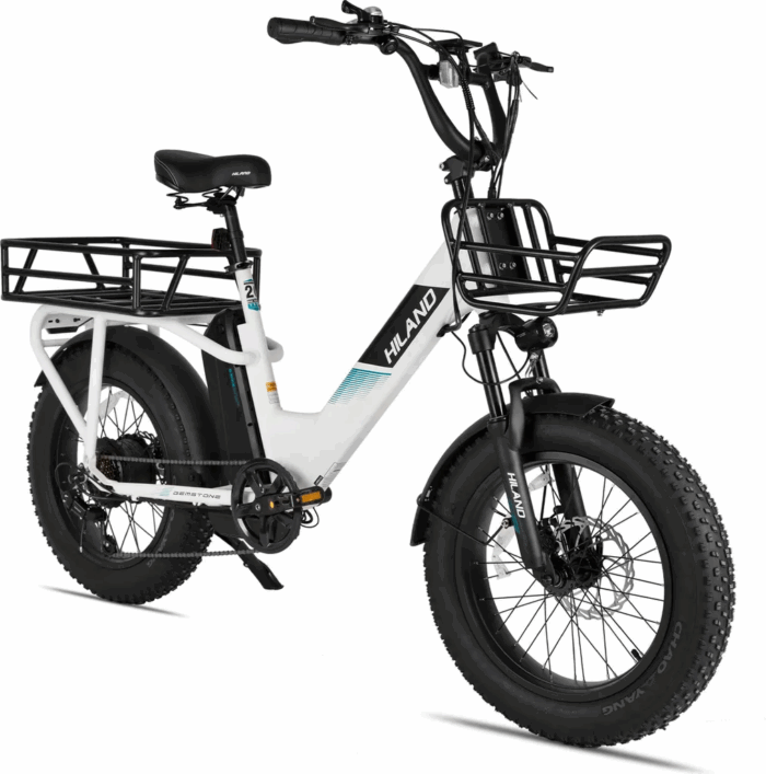 für Erwachsene, Leichter Aluminiumrahmen Elektrofahrrad, Shimano 7 Gänge mit Federgabel Ebike für Damen und Herren – Bild 7