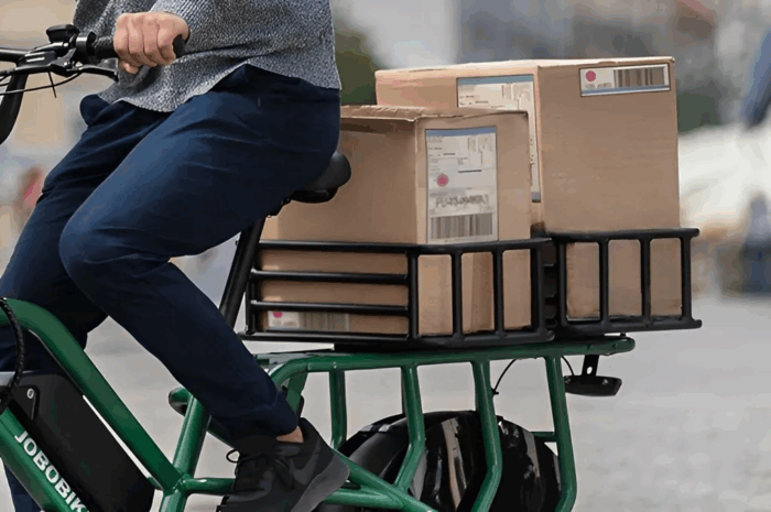 JOBOBIKE Transer Elektro-Lastenfahrrad fürfür eine große Familie 48V 15A LG – Bild 14